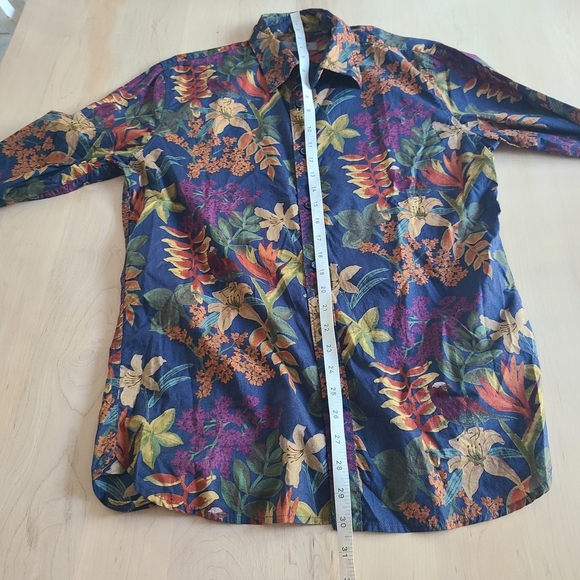MATINIQUE Tropical Floral Men's Button Down Shirt - Picture 12 of 12